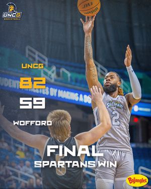 Image post by @UNCGBasketball on Twitter