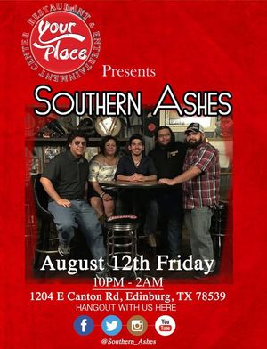 Image post by @SouthernAshesMusic on Facebook