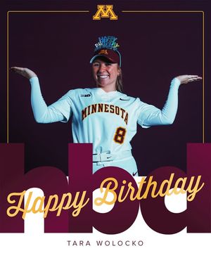 Image post by @GopherSoftball on Facebook