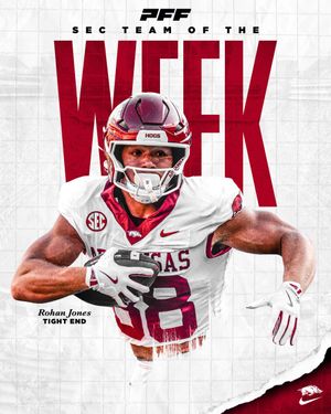 Image post by @RazorbackFB on Twitter