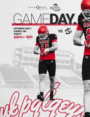 Image post by @ewu_football on Instagram