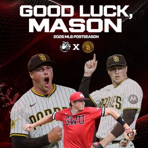 Image post by @gwubaseball on Instagram