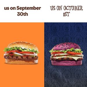 Image post by @burgerking on Instagram
