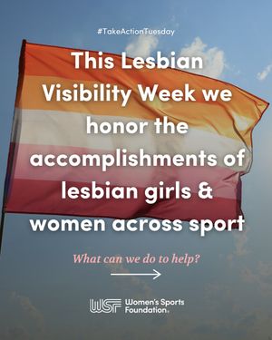 Image post by @womenssportsfoundation on Instagram