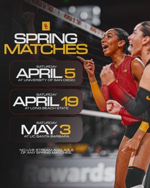 Image post by @uscwomensvolley on Instagram