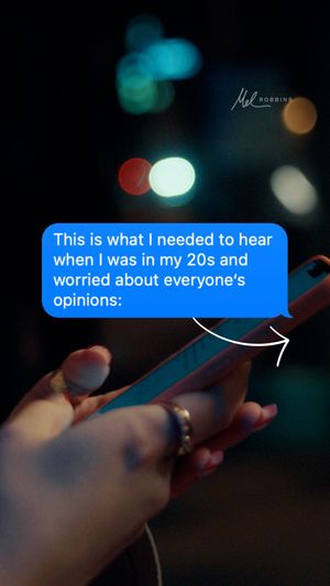 Video post by @melrobbins on TikTok