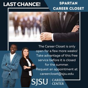 Image post by @sjsu_careercenter on Instagram