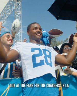 Image post by @chargers on Instagram