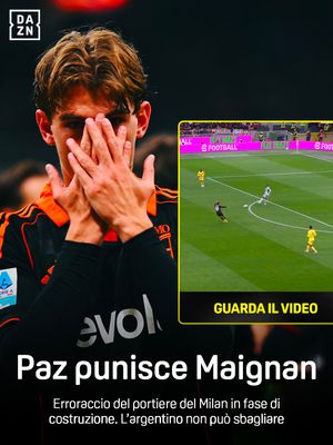 Image post by @dazn_it on Instagram