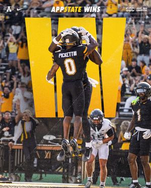 Image post by @appstate_fb on Instagram