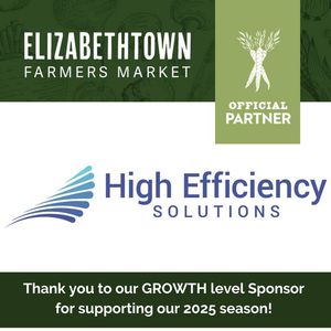 Image post by @Elizabethtown Farmer's Market on Facebook