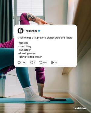 Image post by @healthline on Instagram