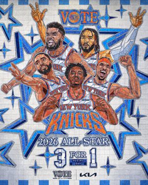 Image post by @nyknicks on Twitter