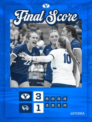 Image post by @byuwvolleyball on Instagram