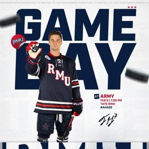 Image post by @RMUAthletics on Facebook