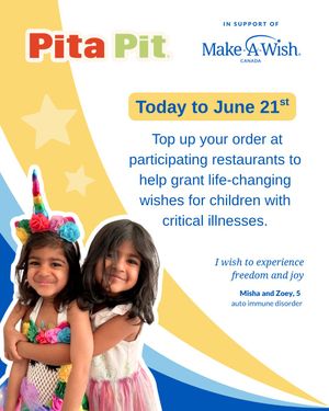 Image post by @makeawish_canada on Instagram
