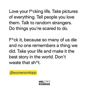 Image post by @melrobbins on Instagram