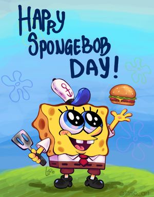 Image post by @spongebob on Instagram