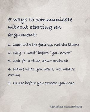 Image post by @couplescommunicate on Instagram