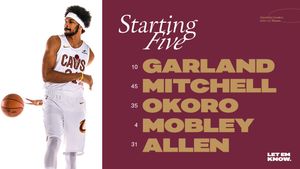 Image post by @cavs on Twitter