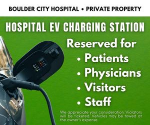 Image post by @BoulderCityHospitalBCH on Facebook