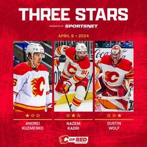 Image post by @NHLFlames on Twitter/X