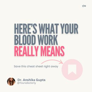 Image post by @doctoranshikagupta on Instagram