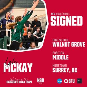 Image post by @sfu_volleyball on Instagram