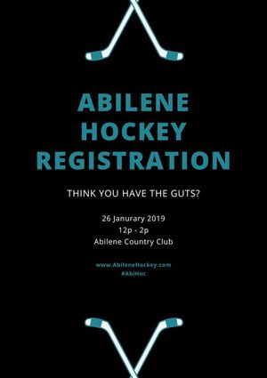 Image post by @AbileneHockey on Facebook