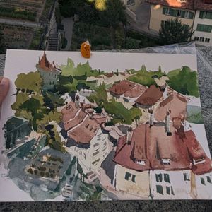 Image post by @umapaints on Instagram