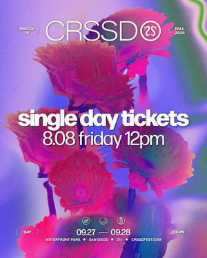 Image post by @crssdfest on Instagram