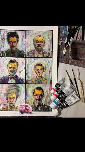 Video post by @RichPellegrinoArt on Facebook