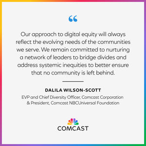 Image post by @comcast on Twitter/X