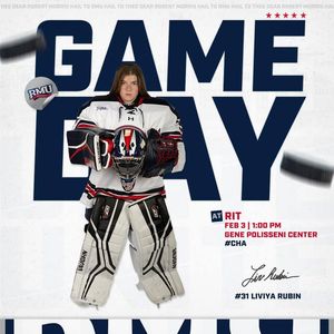 Image post by @RMUAthletics on Facebook