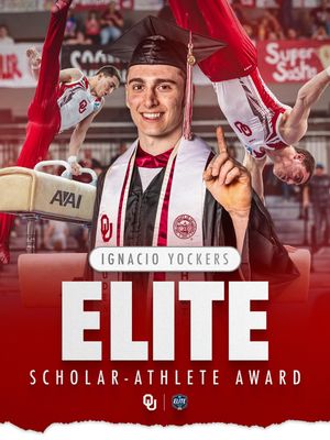 Image post by @ou_mgymnastics on Instagram