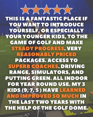 Image post by @the_golf_dome on Instagram