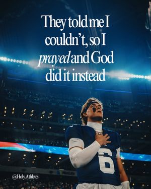 Image post by @holy.athletes on Instagram