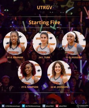 Image post by @UTRGVwbb on Facebook