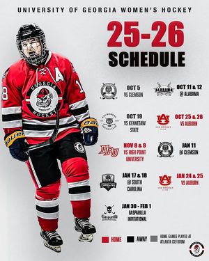 Image post by @ugawhockey on Instagram