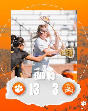 Image post by @ClemsonWlax on Twitter