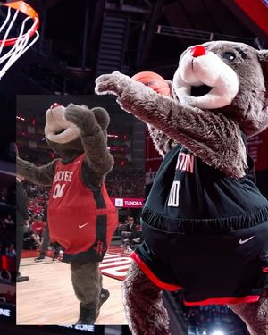 Image post by @rocketsmascotclutch on Instagram