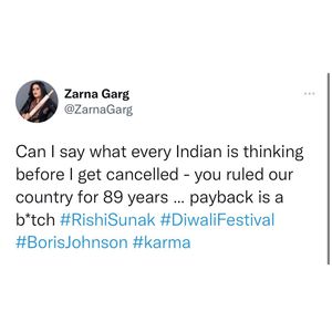 Image post by @zarnagarg on Instagram