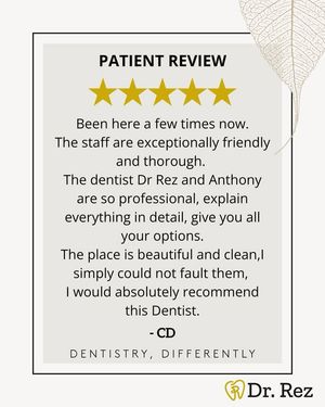 Image post by @drrezdental on Facebook
