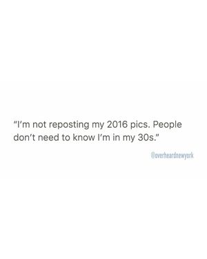 Image post by @overheardnewyork on Instagram