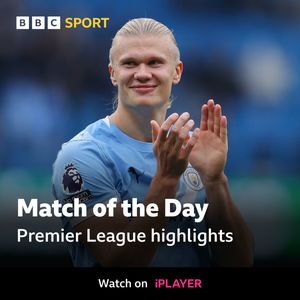 Image post by @BBCSport on Twitter