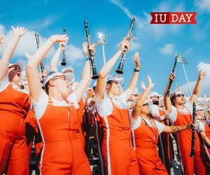 Image post by @IUbands on Facebook