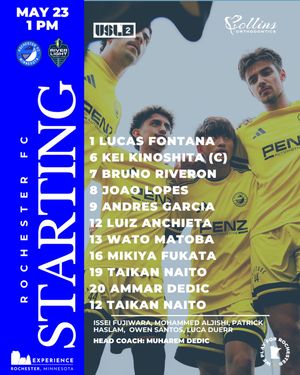 Image post by @rochesterfcminnesota on Instagram
