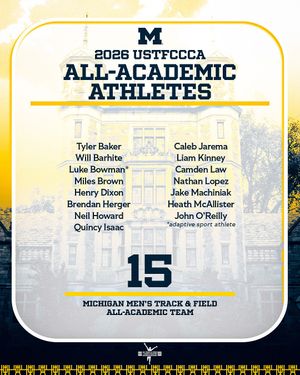 Image post by @umichtrack on Instagram