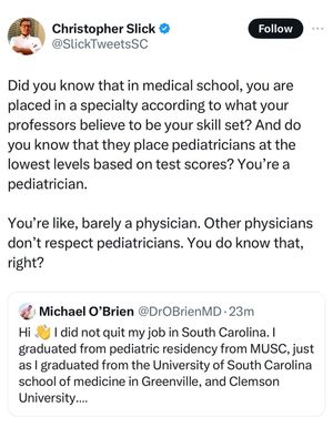 Image post by @AnnieAndrewsMD on Twitter