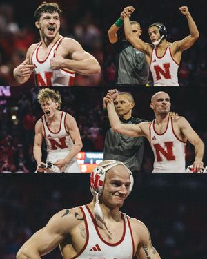Image post by @HuskerWrestling on Twitter